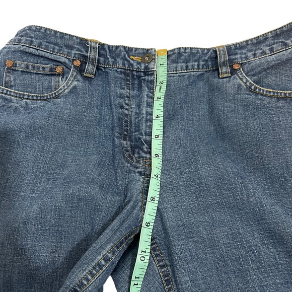 I.E. Women’s Petite Relaxed Blue Bootcut Jeans, Petite Size 8P - Picture 5 of 11